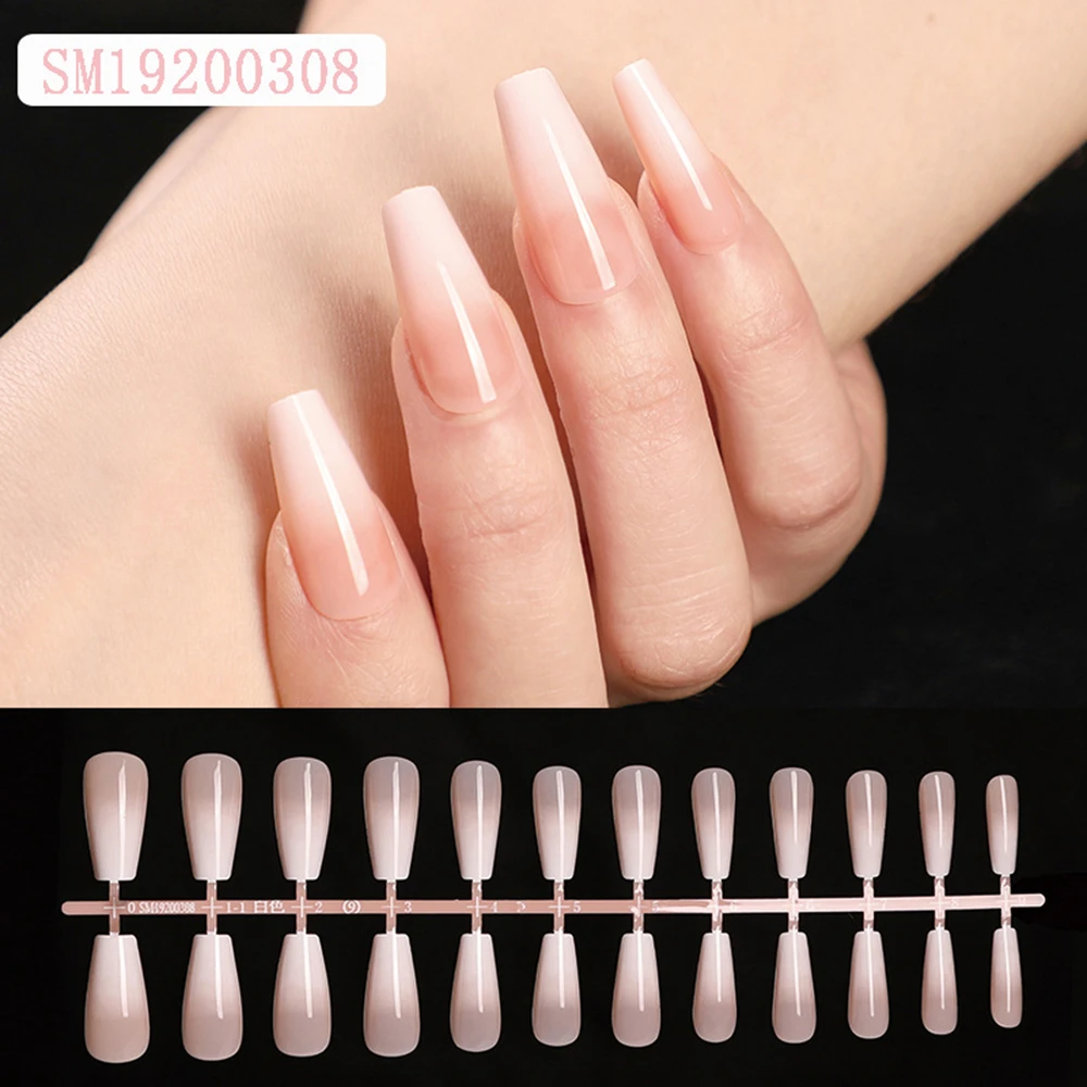 24pcs Set French Fake Nails Uv Long Coffin Short Square Stiletto Natural False Nail Extension Manicure Acrylic Nail Art Tips False Nails Aliexpress