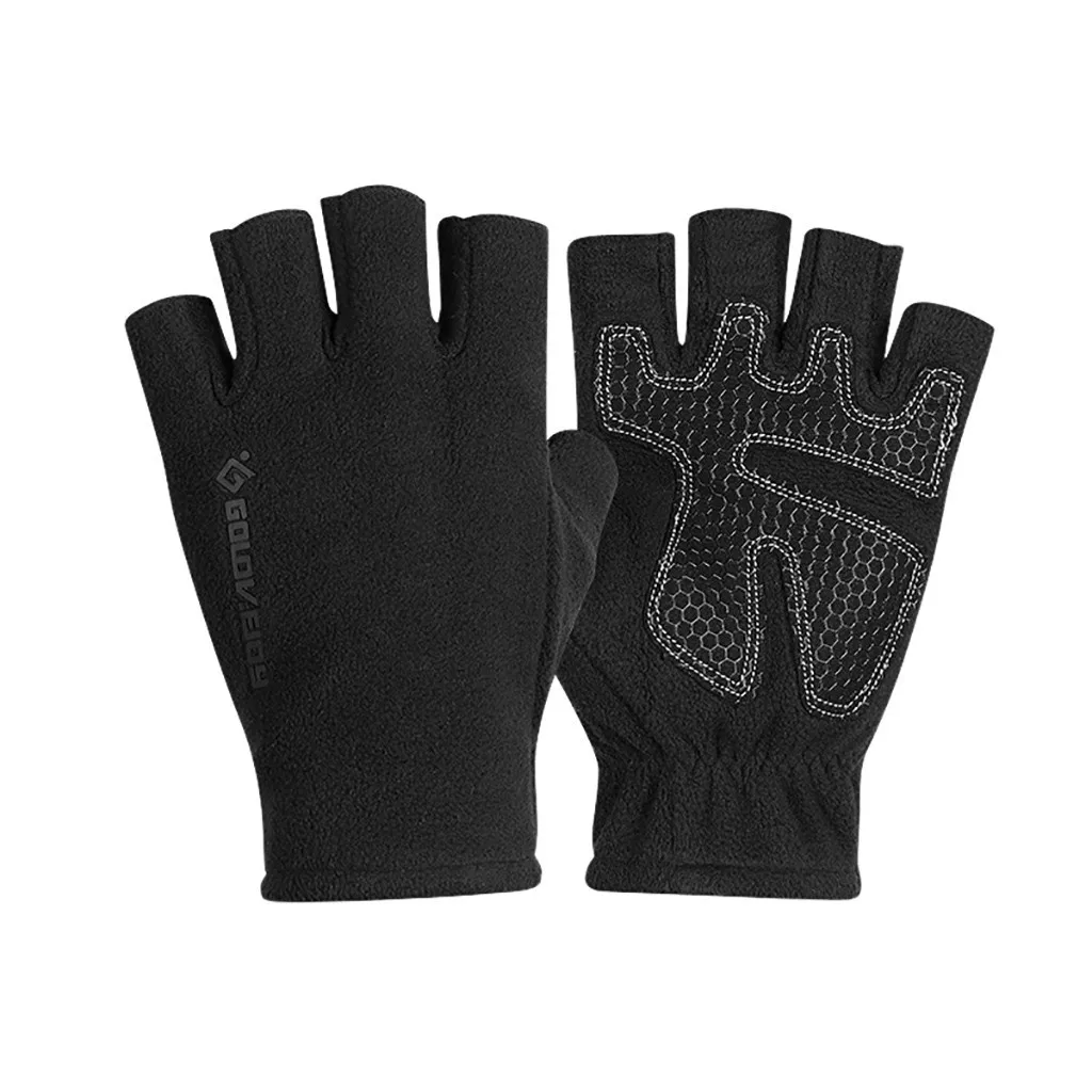 Велосипедные перчатки с полупальцами мужские женские спортивные теплые противоударные велосипедные перчатки противоскользящие велосипедные перчатки для MTB Прямая поставка 11