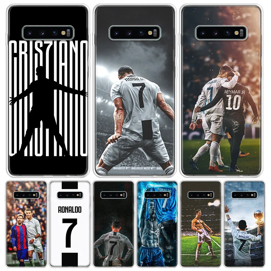 CR7 Криштиану Роналду крышка чехол для телефона для samsung Galaxy S10+ Note 10 9 8 S9 S8 J4 J6 J8 плюс S7 S6 корпус под плетенную сумку