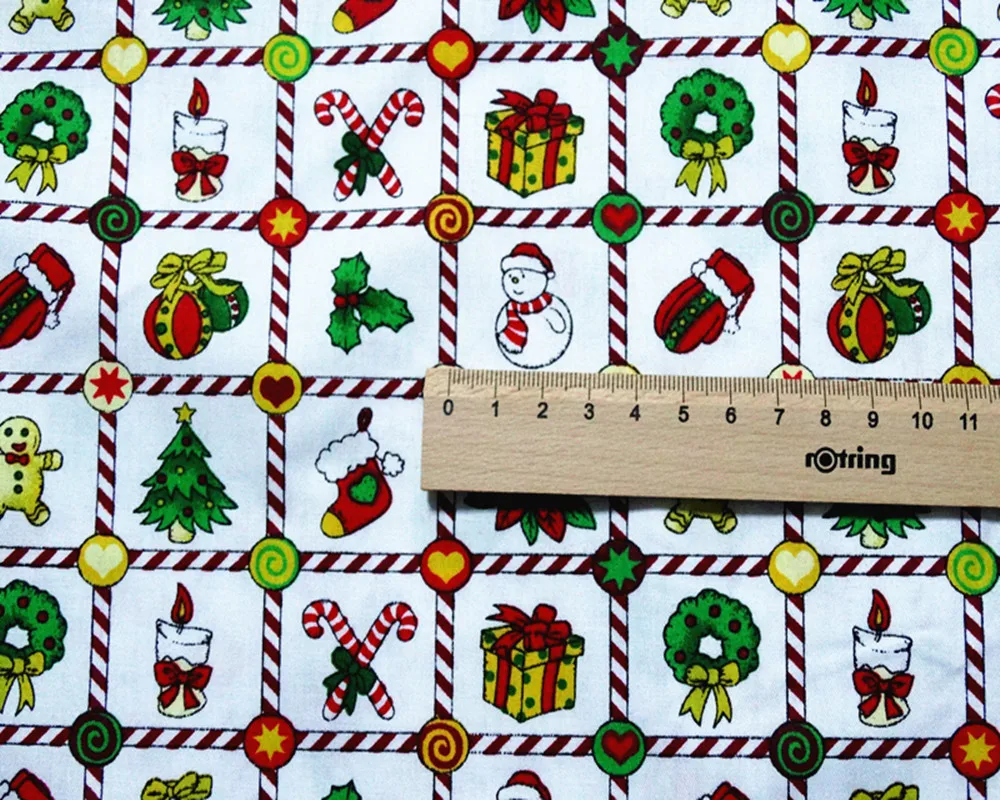 Хлопчатобумажная саржевая ткань с принтом «Merry Christmas», Детская Хлопковая одежда для шитья «сделай сам», стеганая одежда для детей 100*160 см