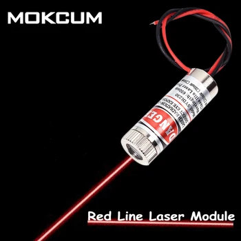 

Red Line Laser Module Nivel Laser 5mW 650nm Focus Adjustable Laser Head 5V Industrial Grade DIY Laser tube Laser Line Module