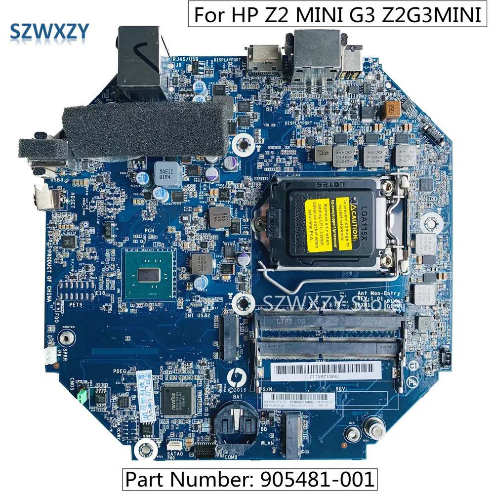 Szwxzy For Hp Z2 Mini G3 Z2g3mini Workstation Motherboard 905481