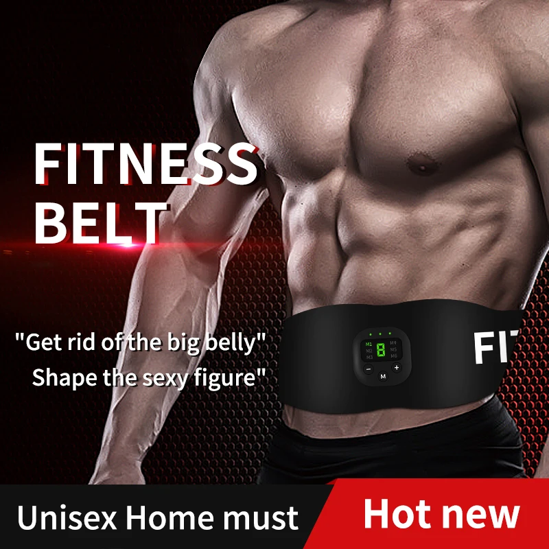 

Abdominal Muscle Trainer EMS Muscle Stimulator AB Wireless Muscle Massager Professional Muscle Trainer Fat Burner for Man Women