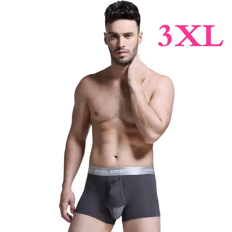3pcs Grey 3XL 3 шт./лот Xiaomi Mijia мужское сексуальное нижнее белье Модальные u-образные боксеры для здоровья удобные и дышащие мягкие гладкие мужские трусы - Цвет: 3pcs Grey 3XL