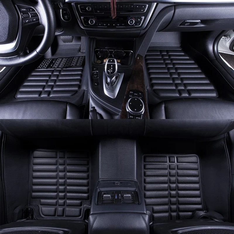 

5D PU Leather Car Floor Mat Waterproof Wear-resistant Floor Protection Mats For Subaru Outback 2020