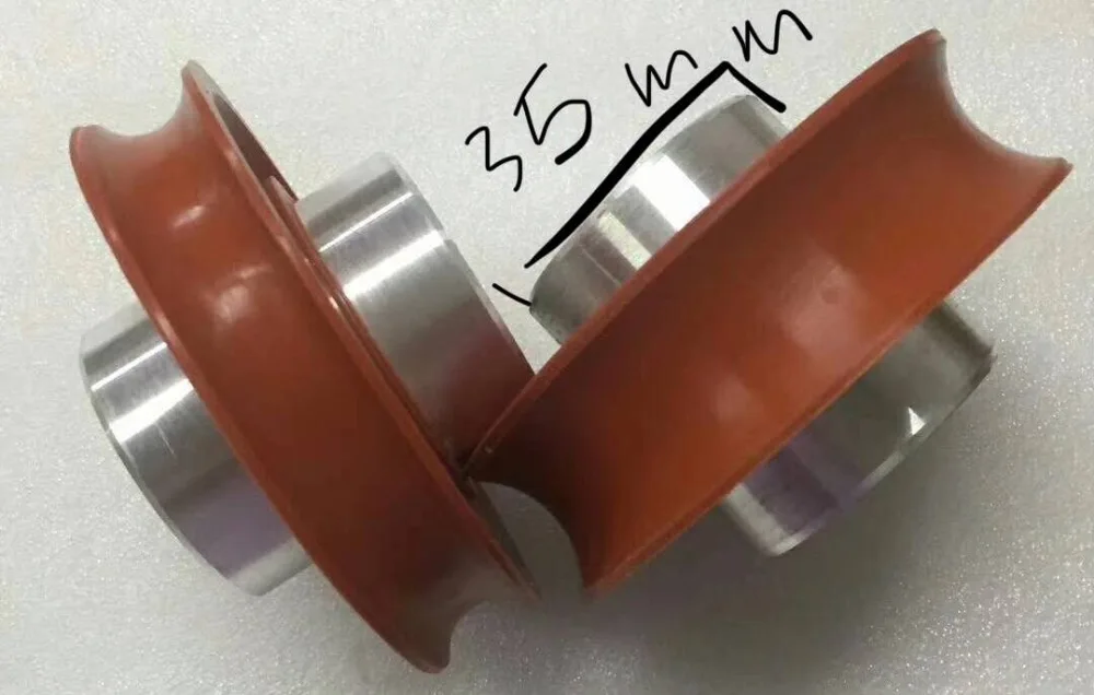

Free Shipping Muller Martini machine parts rubber wheel aluminum core offset press parts