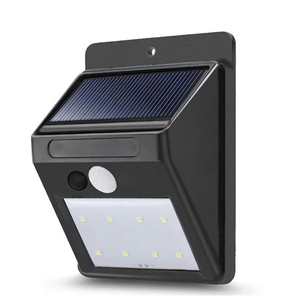 8LED Экологичная уличная лампа двора наружного освещения энергосберегающая Солнечная энергия 8/20 светодиодов Водонепроницаемая Дверь IP65 индукционный свет - Испускаемый цвет: 8LED