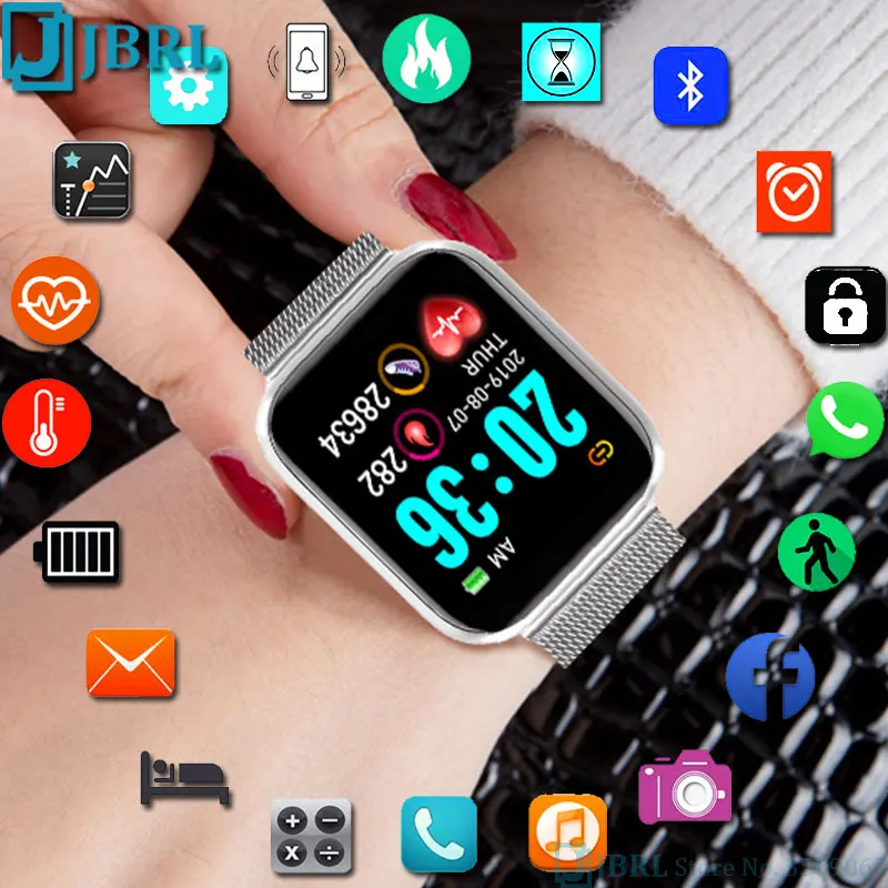 Children's Smart Watch Baby Full Touch Smartwatch Bluetooth Fitness Tracker Student Girls Bracelet Android IOS Phone Boys |