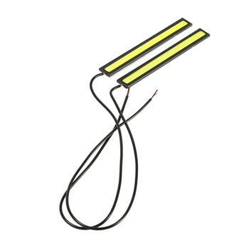 

Daytime running lights TORSO 1 LED-COB, 12 W, 2 PCs, 142mm, metal, housing black