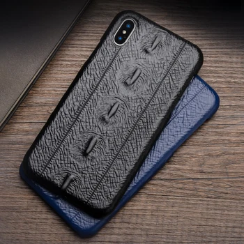 

Sturgeon texture Phone Case For iPhone 7 8 11 Pro Case Cowhide Back Cover For iphone 6 6s Xr Xs Max Case 6p 6sp 7p 8p Cover