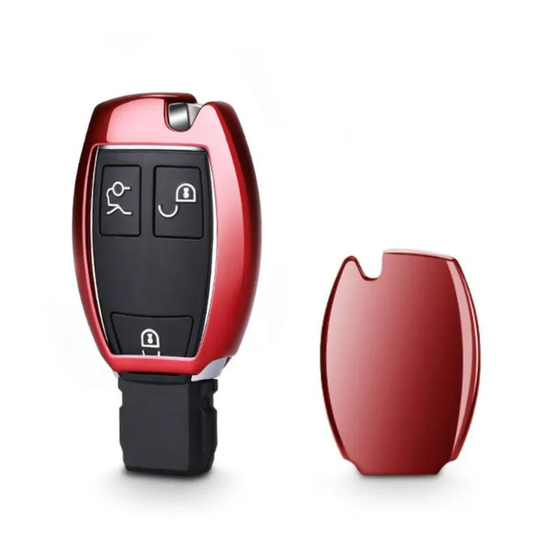 

TPU Car Key Case Cover For Mercedes Benz W203 W210 W211 W124 W202 W204 W212 W176 AMG Accessories Keychain Holder Keyring