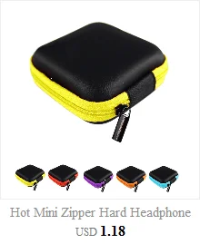 1pcs EVA Mini Portable Earphone bag Coin Purse Headphone USB Cable Case Storage Box Wallet Carrying Pouch Bag Earphone Accessory