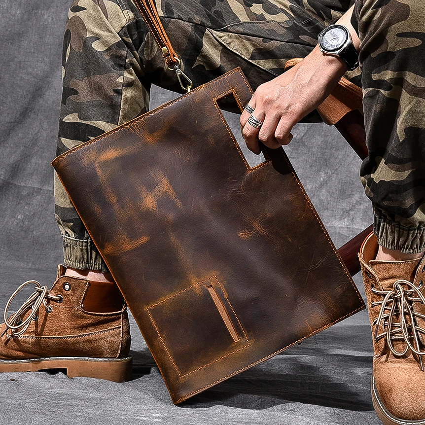 Клатчи из натуральной кожи мужские сумки через плечо женская сумка-мессенджер