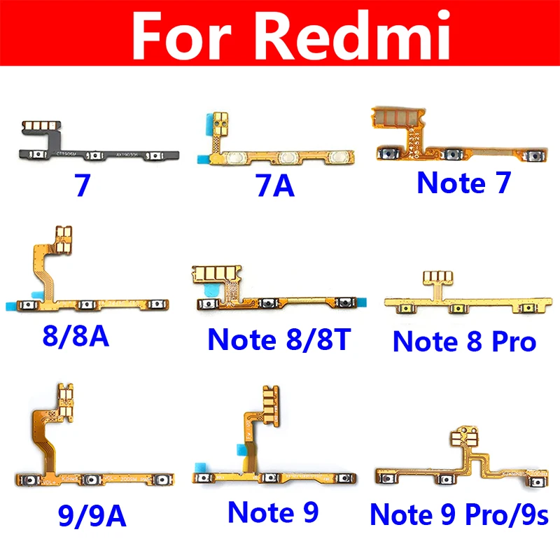 Гибкий кабель для Xiaomi Redmi 7 7A 8 8A 9 9A Note 8T Pro 9s MI 10T 11 Lite 10 | Мобильные телефоны и