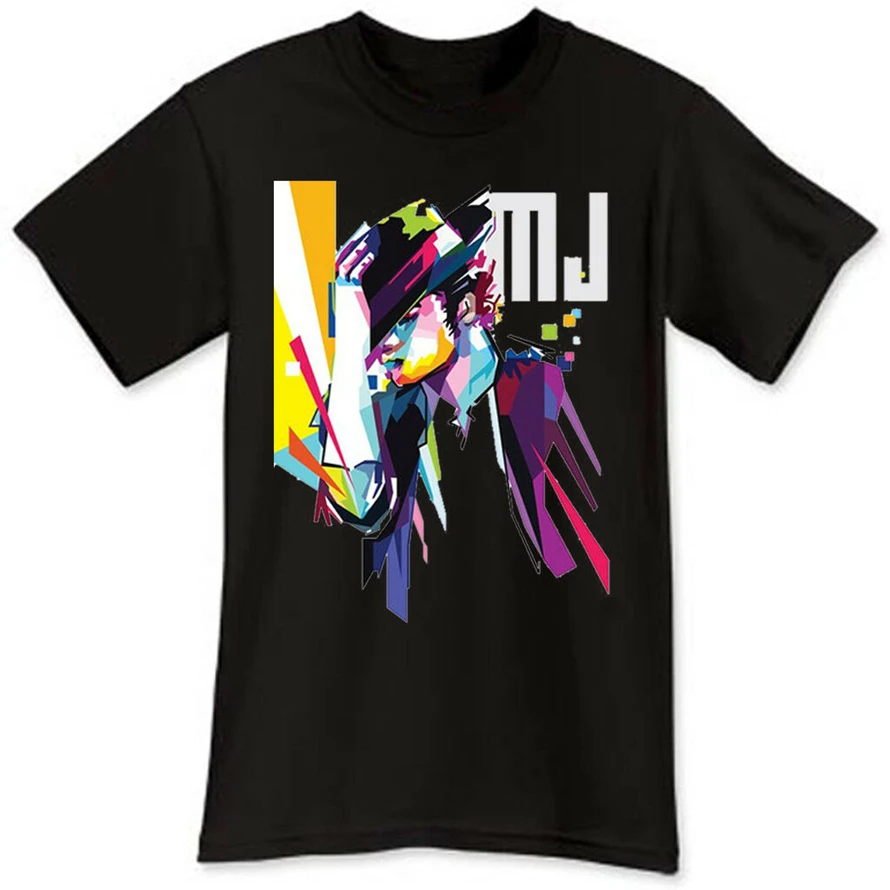 Новый Майкл Джексон MJ рок певец музыка Черная Футболка размер S M L XL 2XL 3XL топы