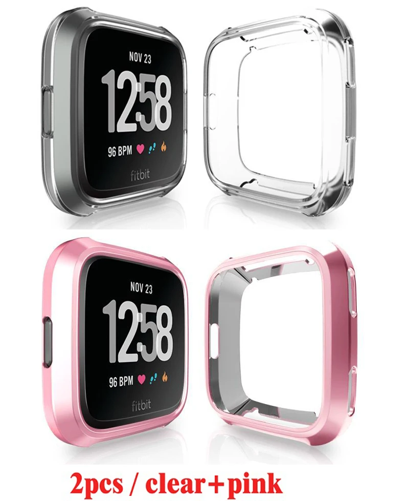 YHNUJM модные мягкие защитные чехлы из ТПУ Для Fitbit Versa Смарт-часы для фитнеса