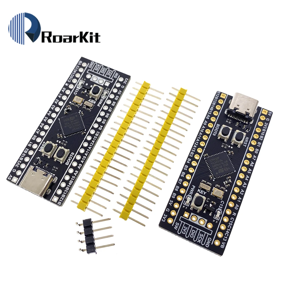 Макетная плата STM32F401 STM32F411 V3.0 STM32F401CEU6 STM32F411CEU6 STM32F4 обучающая 84 МГц 96 КБ ОЗУ 512кб