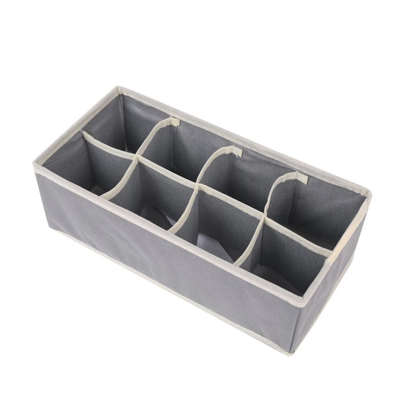 Multi-grids Underwear Storage Box Sock Bra Underpant Organizer Lattice Mesh Drawer Tidy Divider Practical Grid underwear 