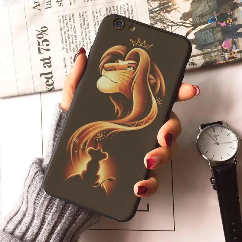 Мягкий чехол Lion King для iphone X XR XS Max 8 8plus 7 7 plus, Аксессуары для мобильных телефонов iphone 6s 6s Plus 6 6plus 5s