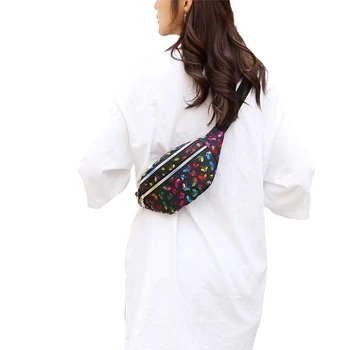 

Printed Women's Waist Bag Waterproof Belt Bags for Ladies Travel Phone Case Belt Wallet Fanny Packs Female Bum Bag