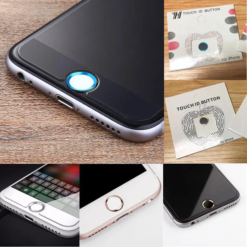 Наклейки на кнопку "домой" протектор клавиатуры клавиши для IPhone 5s 5 SE 4 6 6s 7 Plus