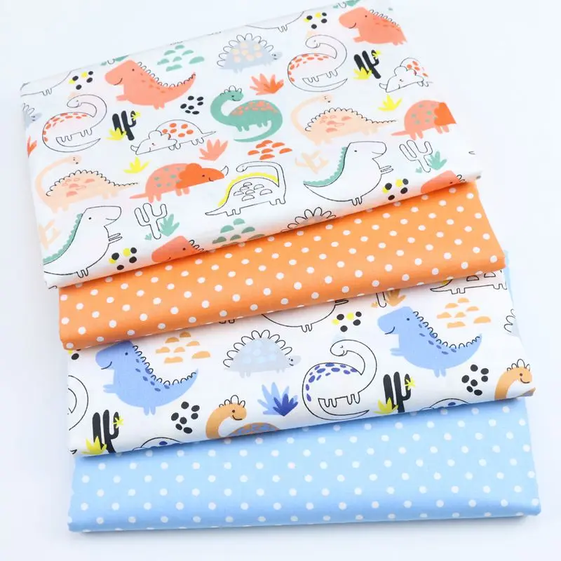 

160cm*50cm dinosaur newborn baby kids Cotton Fabric Printed Cloth Sewing Quilting bedding apparel dress patchwork fabric cloth