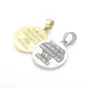 Stainless Steel Gold Silver Color Saint Michael Pendant Prayer Angel Necklace With Chain 6