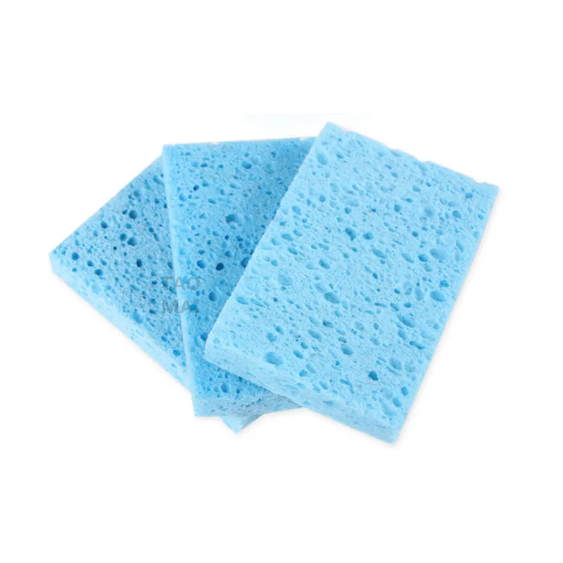 Lot De 2 éponges à Peinture Rectangles – Mousse Absorbante Multifonction Rose Et Bleue | Pour Arts Créatifs, Poterie, Peinture Murale, Nettoyage