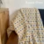 Cutelife New Nordic American Pastoral Wind-Covered Blanket INS Вязаные накидки Для Дивана Простой Стиль Желтый Клетчатый Узор Одеяло