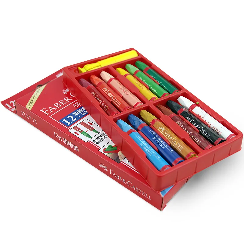 Масляные пастели Faber Castell 12/24 цветов в наборе профессиональные фотообои школьные