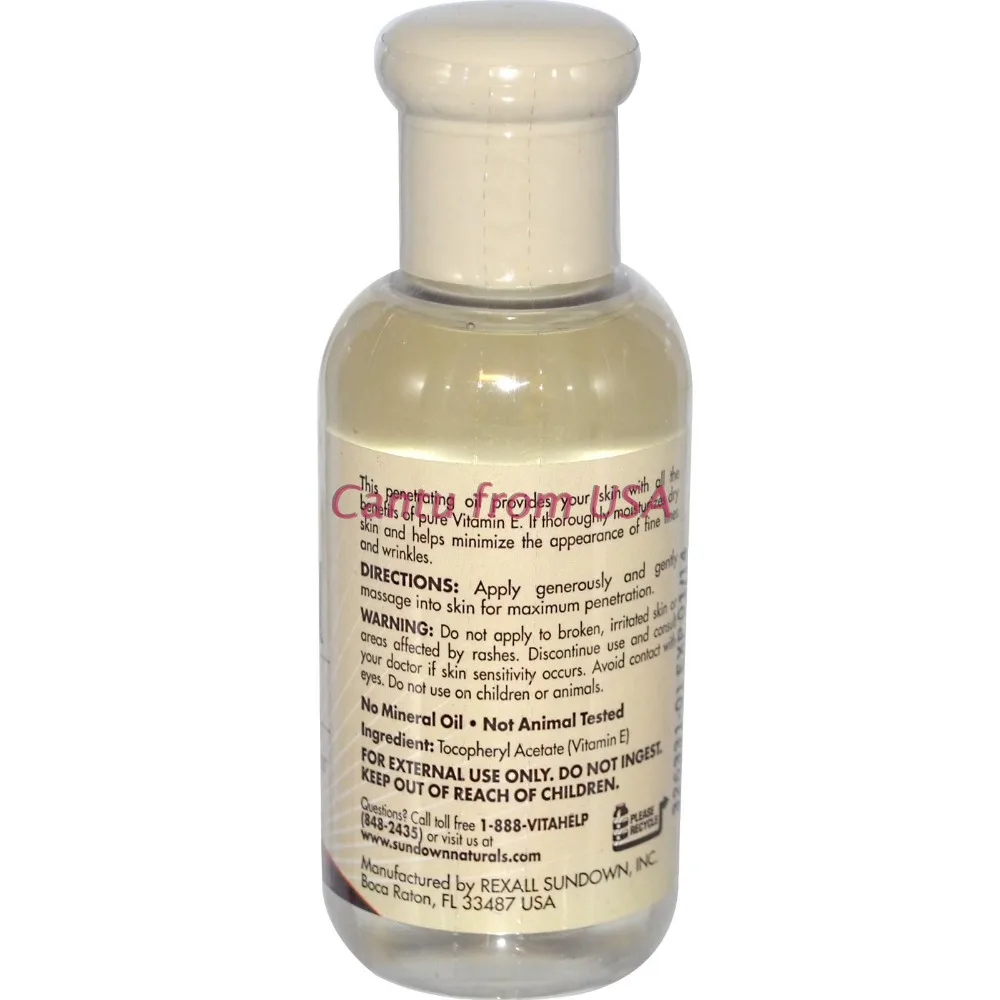 Rexall Sundown Naturals масло витамина Е, 70000 IU, 2,5 floz/75 мл