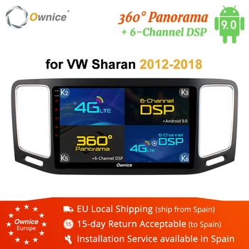 

Ownice K3 K5 K6 Android 8.1 Octa Core for VW Volkswagen Sharan 2012 - 2017 2018 Car Radio DVD 4G/64G Suppport 4G SIM Card DAB+