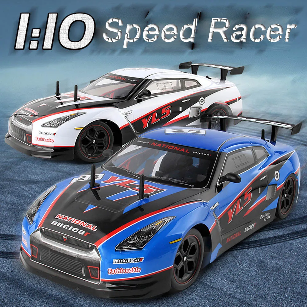 2 4G 4WD RC гоночный автомобиль 1:10 дрейф радио пульт дистанционного управления