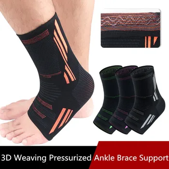 1 PCS Sport Compressie Enkelbrace Mouw Voor Mannen Vrouwen Fitness Elastische Anti-verstuiking Baskeball Running Ankle Brace Protector