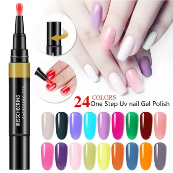 

UV Gel Nail Polish Nail Art Manicure 7.5Ml One Step Gel Polish Soak Off Enamel Gel Varnish Polish Nail Gel Pen 3in1 Lacquer Gel