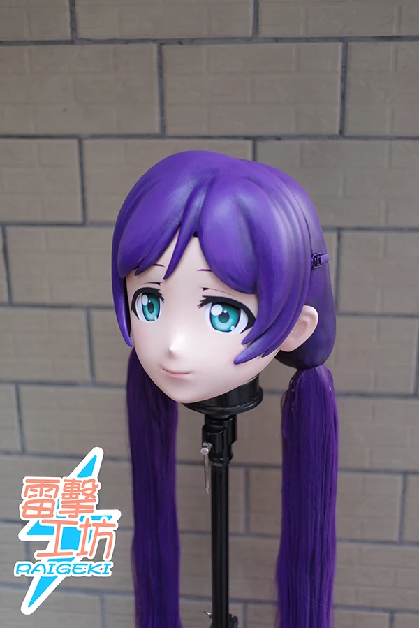 RAIGEKI Макс 88) Смола 2/3 головка женскую одежду BJD кукла кигуруми аниме Лав Лив! Тодзе Нозоми Косплэй маска
