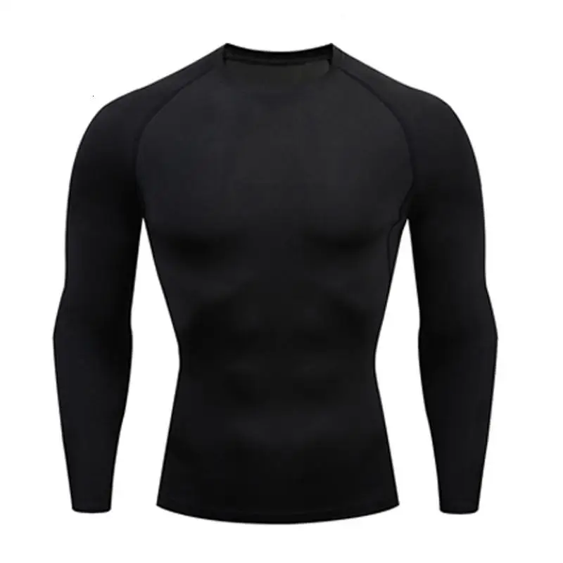Thermal Underwear Male Thermo Clothes compression set Thermal Tights Winter Long leggings rashgard suit Quick Dry Jogging suit - Цвет: shirt