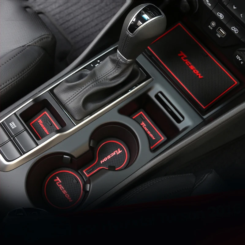 Для hyundai Tucson резиновый коврик для паза двери автомобиля противоскользящая накладка аксессуар для украшения салона автомобиля-Стайлинг
