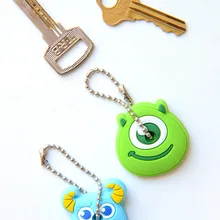 Защитный чехол для ключей, мультяшный силиконовый чехол для ключей, пылезащитный чехол, держатель для ключей, кошельки, аксессуары и принадлежности для дома