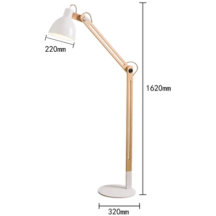 table lamp Современная простая Напольная Лампа для гостиной, Современная Минималистичная спальня Напольная Лампа, вертикальный скандинавский Креативный светодиодный светильник - Цвет абажура: table lamp