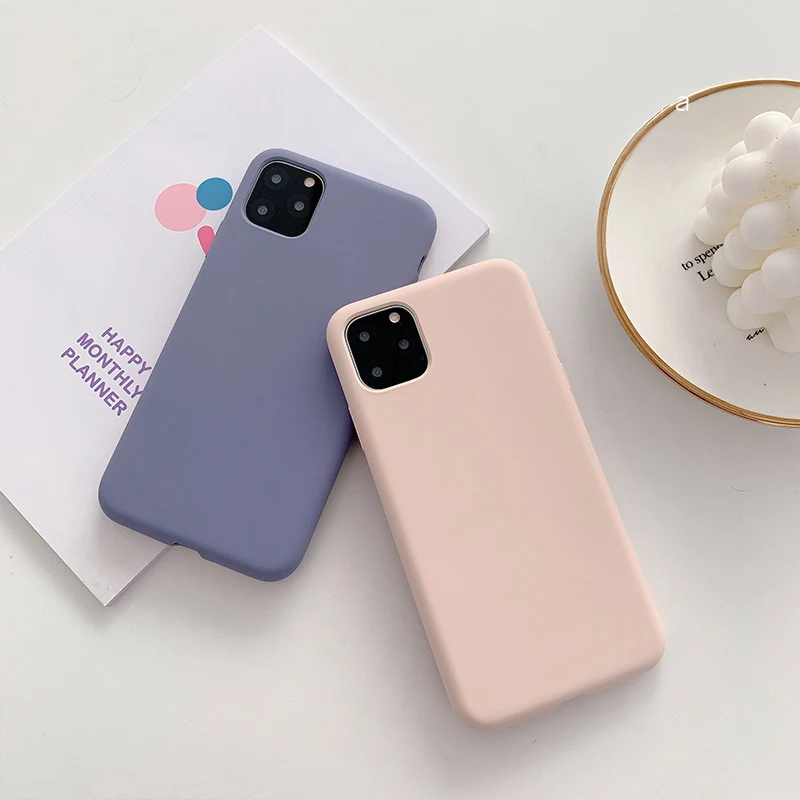 Полночный зеленый жидкий силиконовый чехол для телефона для iphone 11 11Pro Max X XR XS Max 7 8 Plus матовый чехол для телефона защитный чехол