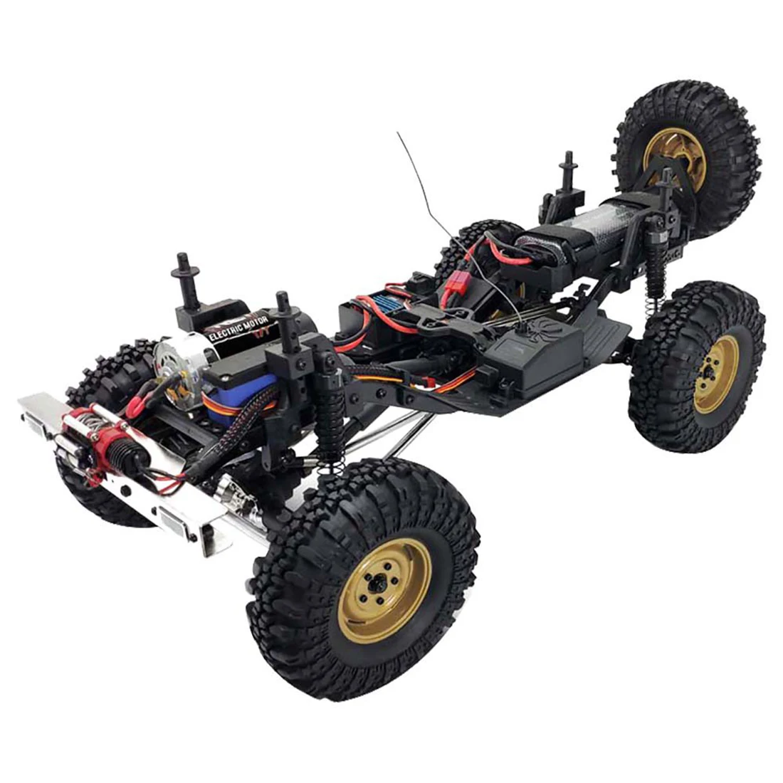RGT 86010CJ 1/10 4WD 15 км/ч вездеход внедорожник Рок Гусеничный альпинистский автомобиль RC автомобиль-RTR версия США вилка Металл Серый