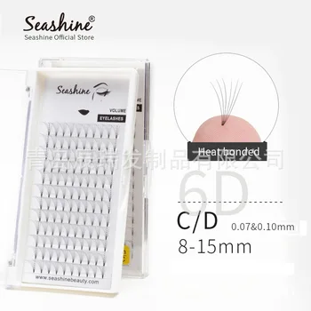 

20 boxes/lot6D short root grafted eyelashes 0.07 natural soft false eyelashes