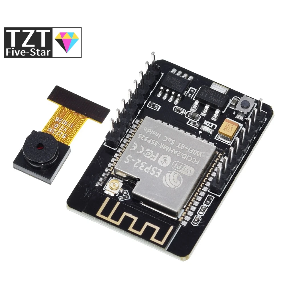 ESP32-CAM WiFi + Bluetooth Module Camera Development Board ESP32 with OV2640 2MP For Arduino | Электронные компоненты и