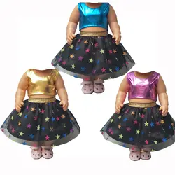 Для 43 см кукла для 18 дюймов Кукла качественное платье для 18 дюймов девочка Одежда для куклы baby Подарки на день рождения для девочек