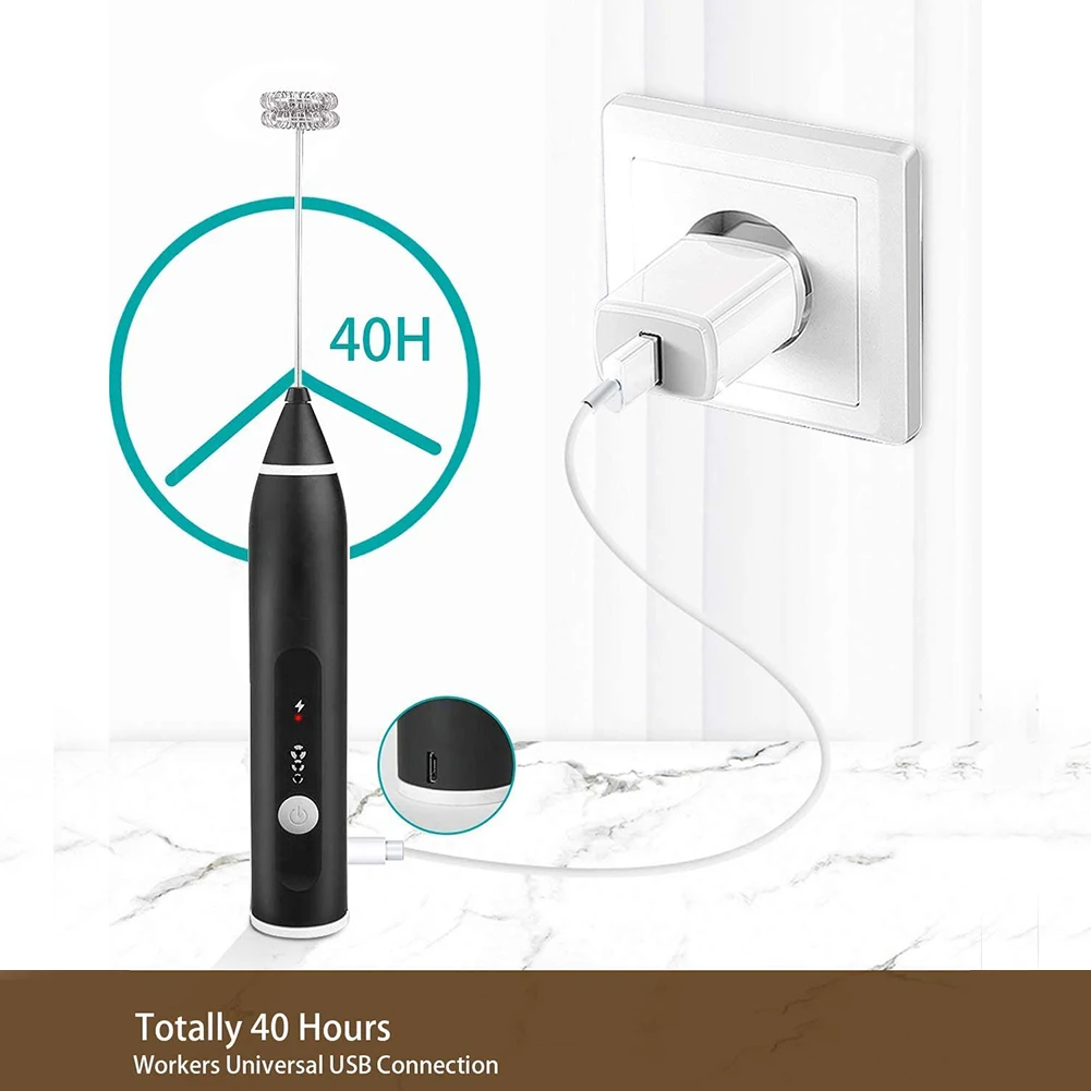 1 шт. USB Ручной Электрический молочный пенообразователь Миксер ручной