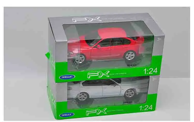 Welly 1/24 1:24 BMW 3 серия 335 335I спортивный гоночный автомобиль литой дисплей