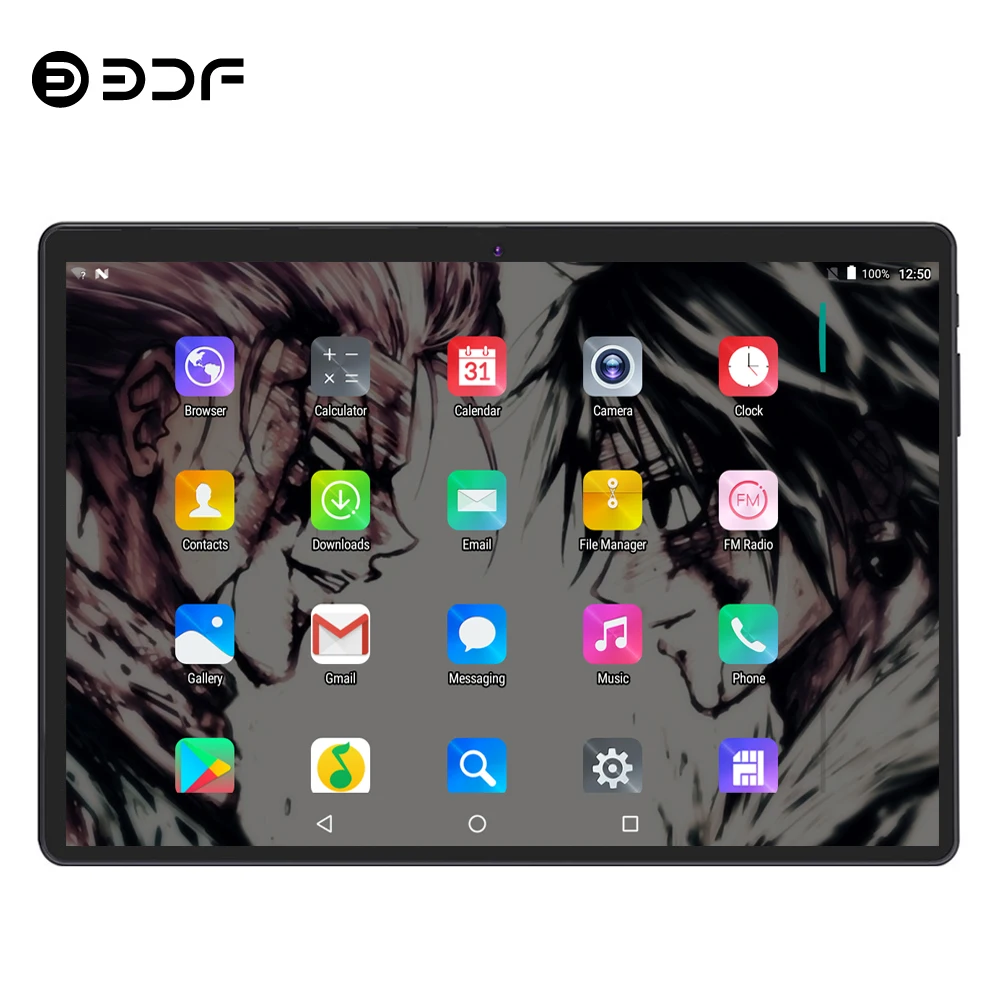 BDF Phablet 10,1 планшет 2.5D экран Android 9,0 десять ядер ОЗУ 8 Гб ПЗУ 128 Гб Камера МП WiFi 10 дюймов 4G LTE планшеты ПК