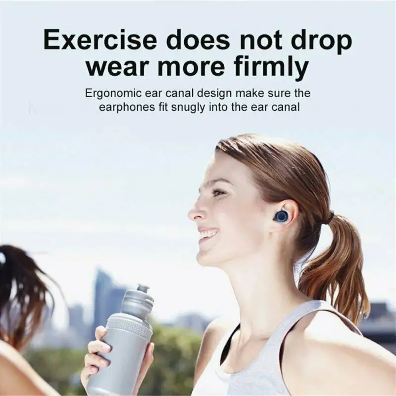 TWS Wireless Earbuds Bluetooth5 0 Waterproof Mini Earphone Stereo Sport Headset Hearing Protection Earphone For Xiaomi Huawei