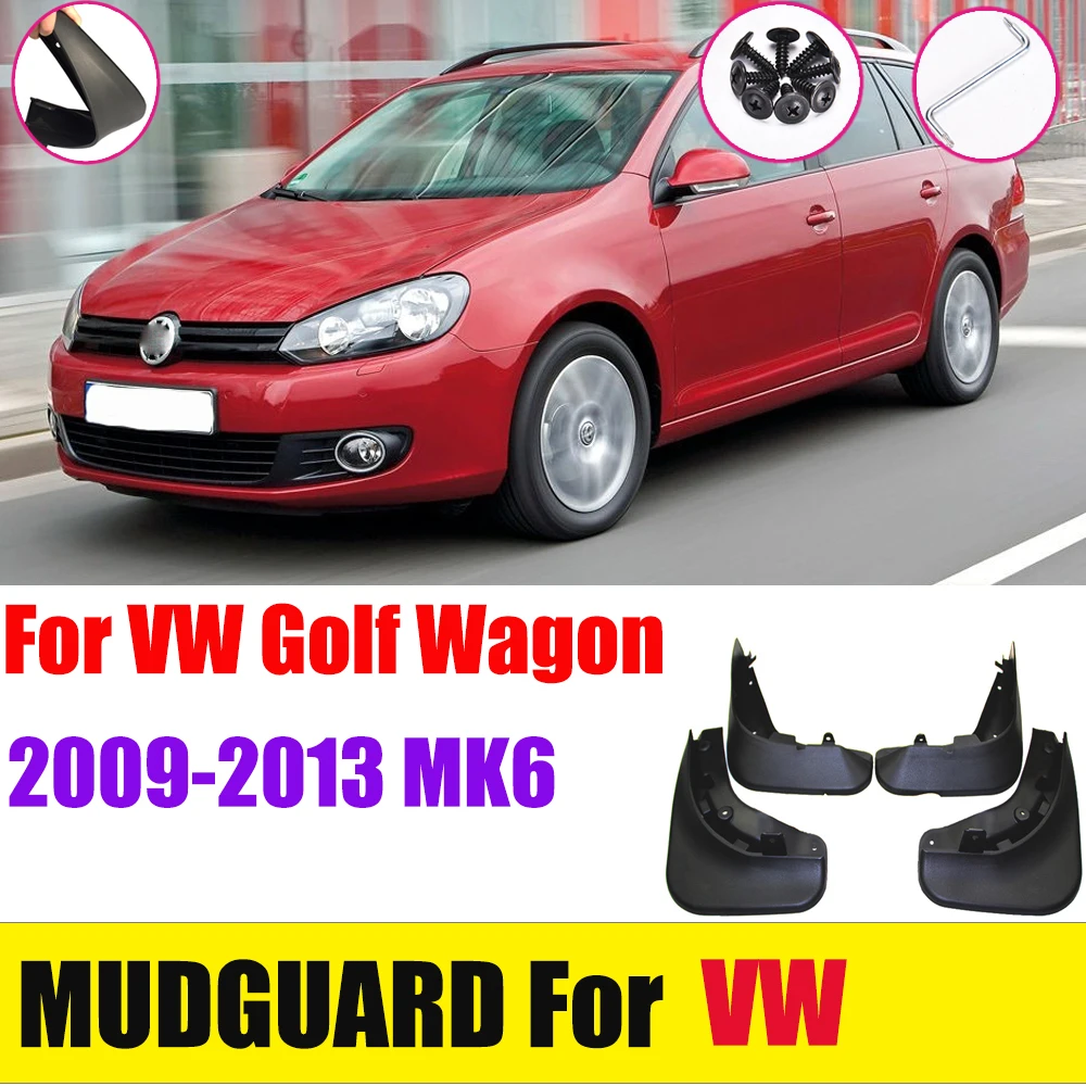 Передние и задние Автомобильные Брызговики для VW Golf MK6 Wagon Estate Variant 2009-2013 Брызговики для крыла аксессуары